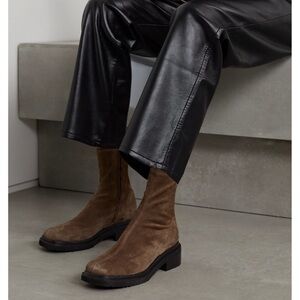 By Far Kah stretch-leather ankle boots